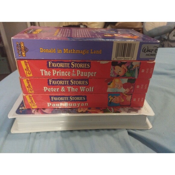 Disney Classic Cartoons Lot Of 5 VHS - Donald Duck, Mickey Mouse, Melody Time - Picture 5 of 7